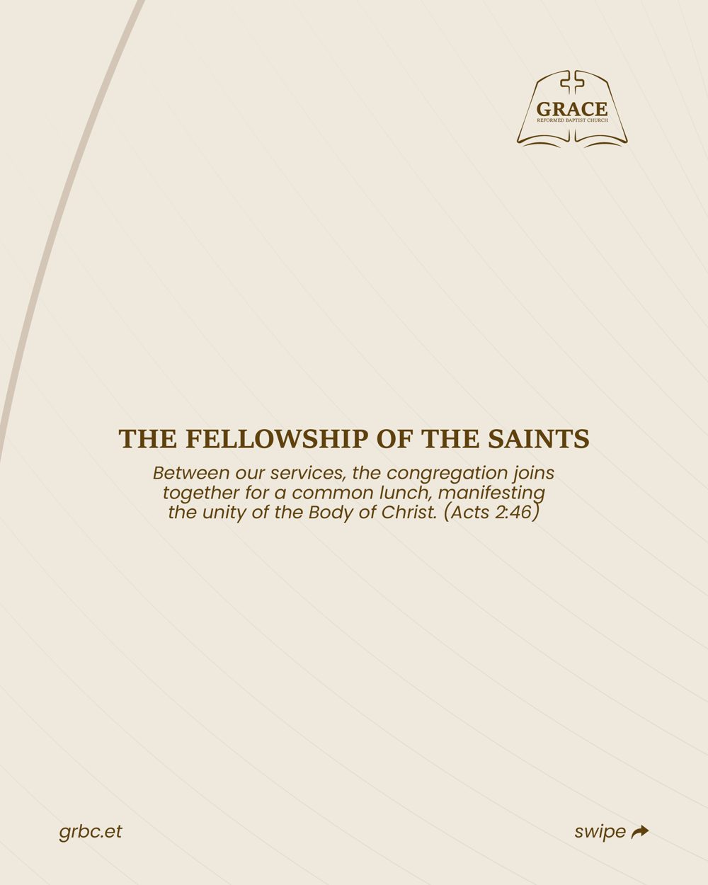The Order of Divine Service at GRBC — card 3